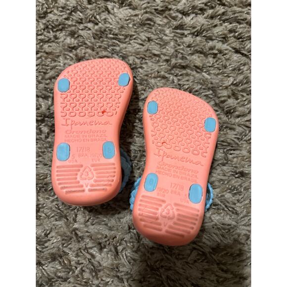 Ipanema Rainbow Baby Flip Flop Sandals 5 - Picture 2 of 2
